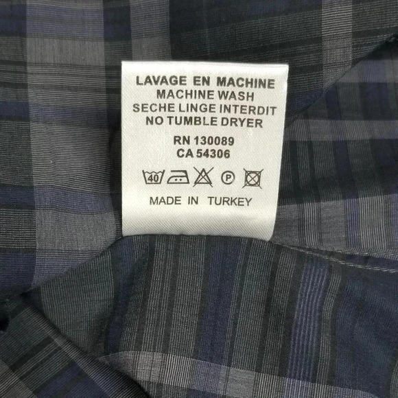 Jared Lang Men;s Black Plaid XL Long Sleeve Shirt - Picture 6 of 7